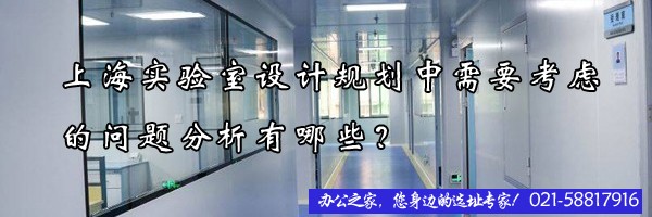 22"上海實(shí)驗(yàn)室設(shè)計(jì)規(guī)劃中需要考慮的問題分析有哪些？"