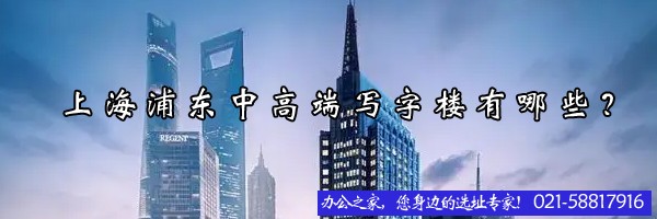 22"上海浦東中高端寫(xiě)字樓有哪些？"