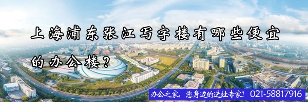 22"上海浦東張江寫(xiě)字樓有哪些便宜的辦公樓？"