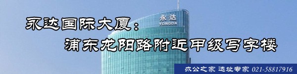 22"永達(dá)國(guó)際大廈：浦東龍陽(yáng)路附近甲級(jí)寫字樓"